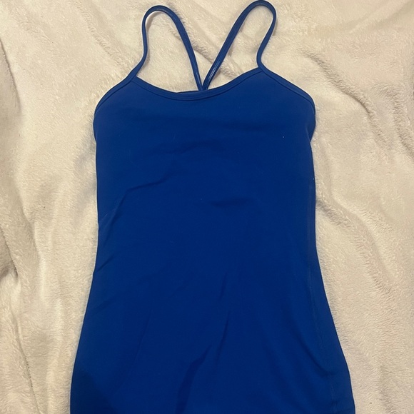 lululemon athletica Tops - Lululemon blue athletic tank top